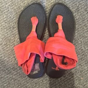 Sanuk Coral Yoga Sling Sandals Sz 7